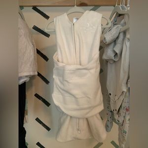 Fleece halo sleep sack, excellent condition, newborn